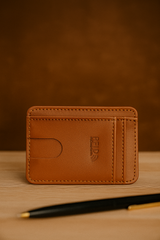 Money clip dark brown