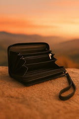 Elegant Mobile Carrying Wallet Black
