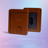 Money clip dark brown