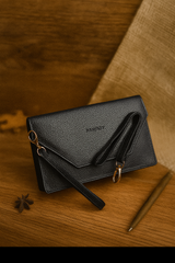 Bold carry Black shoulder bag