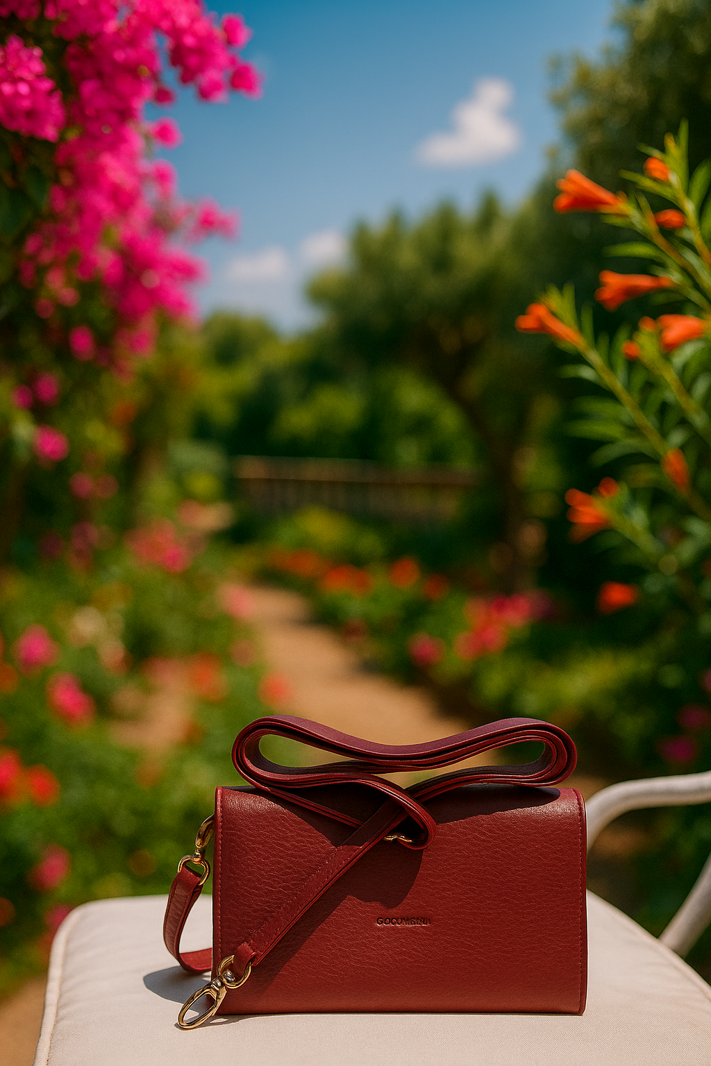 Bold carry Mehroon shoulder bag