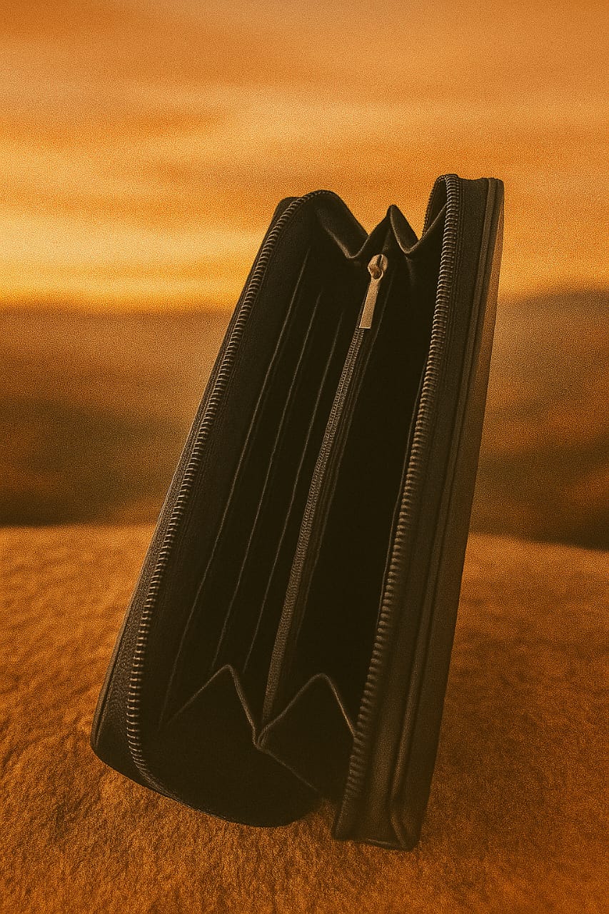 Elegant Mobile Carrying Wallet Black