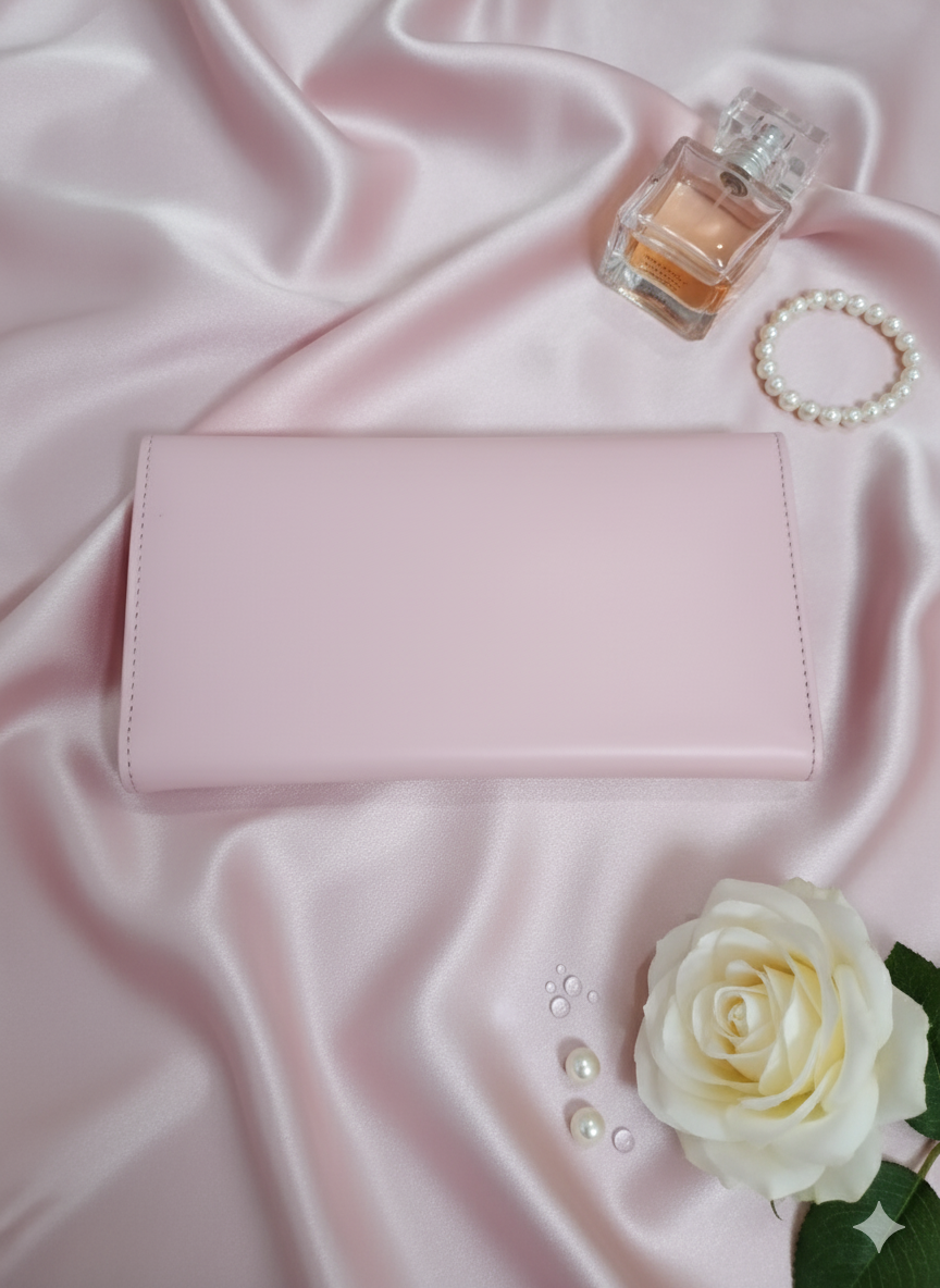 Pink styled purse