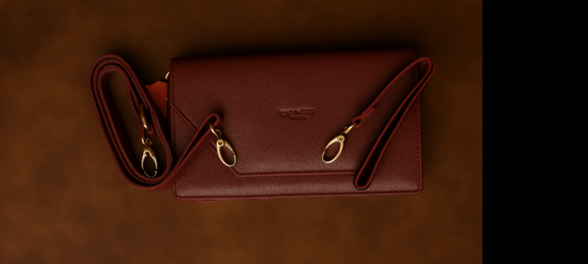 Bold carry Mehroon shoulder bag