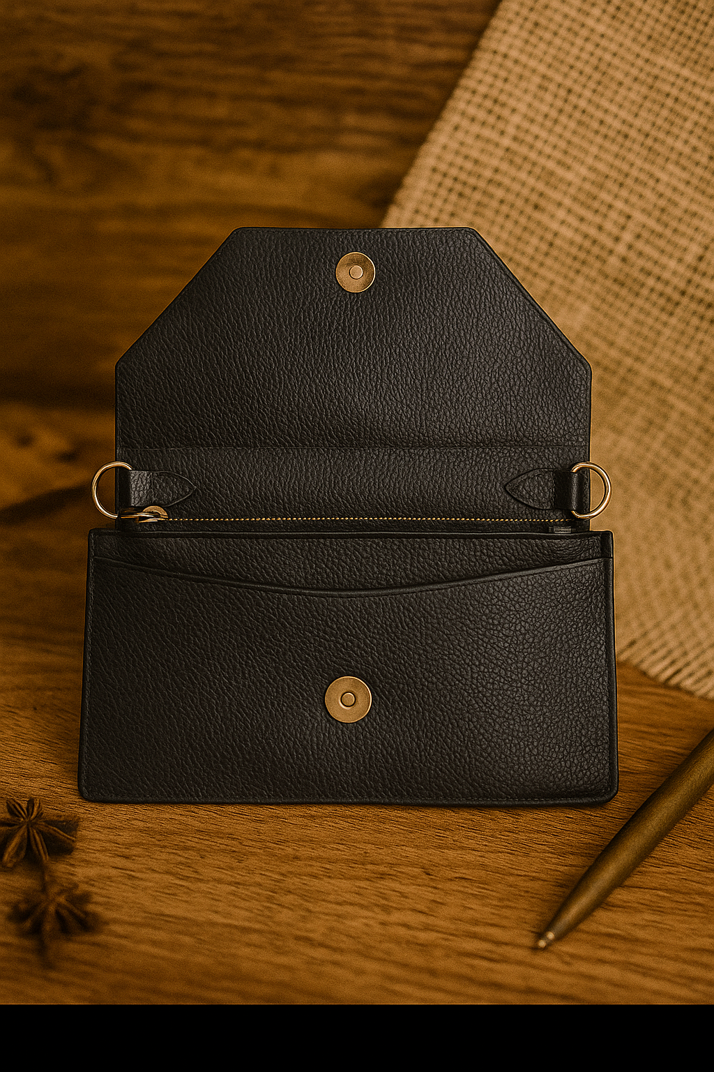 Bold carry Black shoulder bag