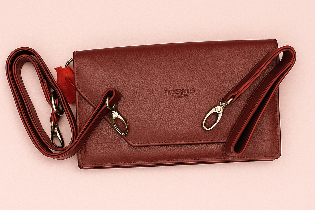 Bold carry Mehroon shoulder bag